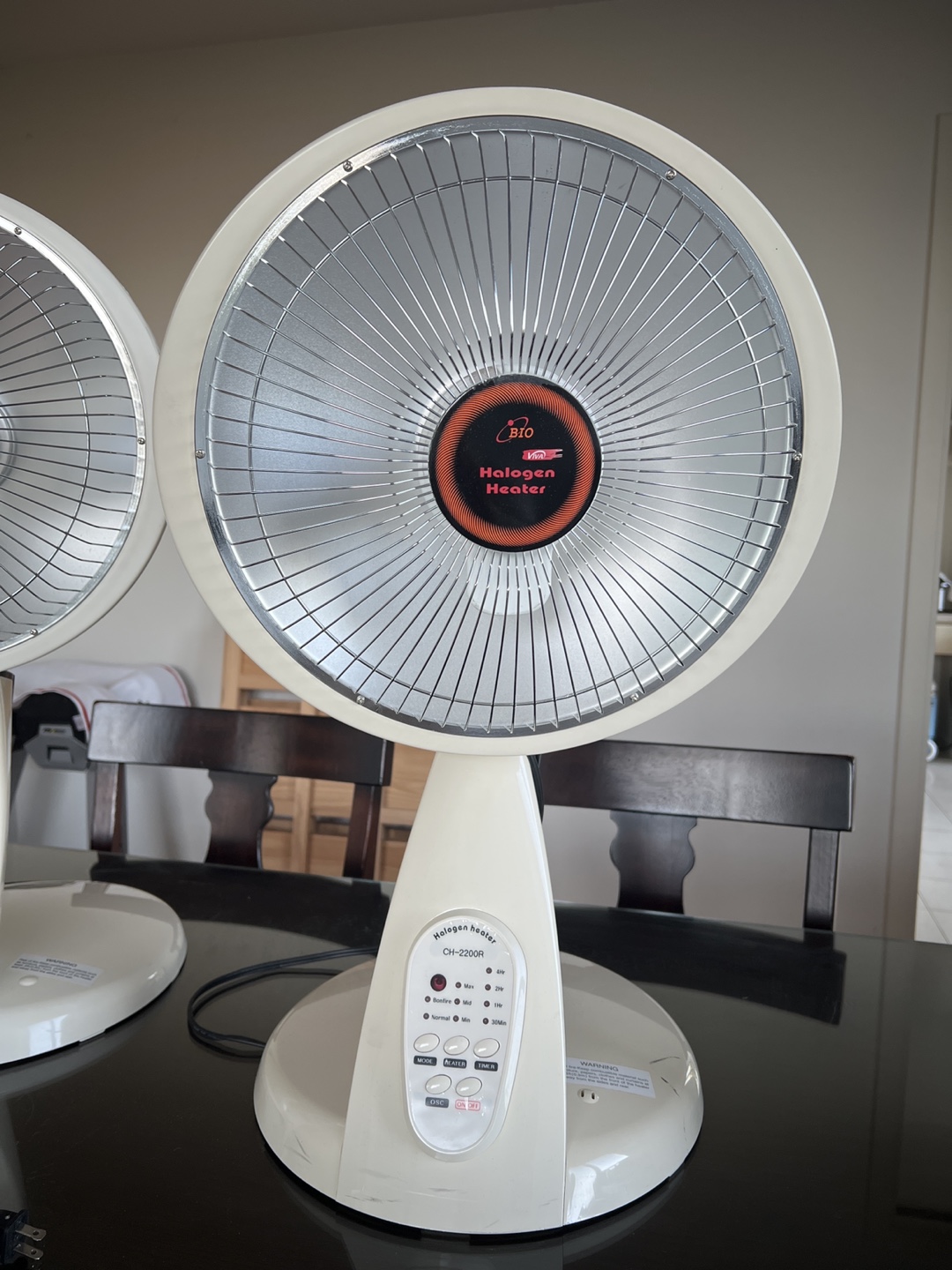 Halogen Heater (two units, manufactured in South Korea)