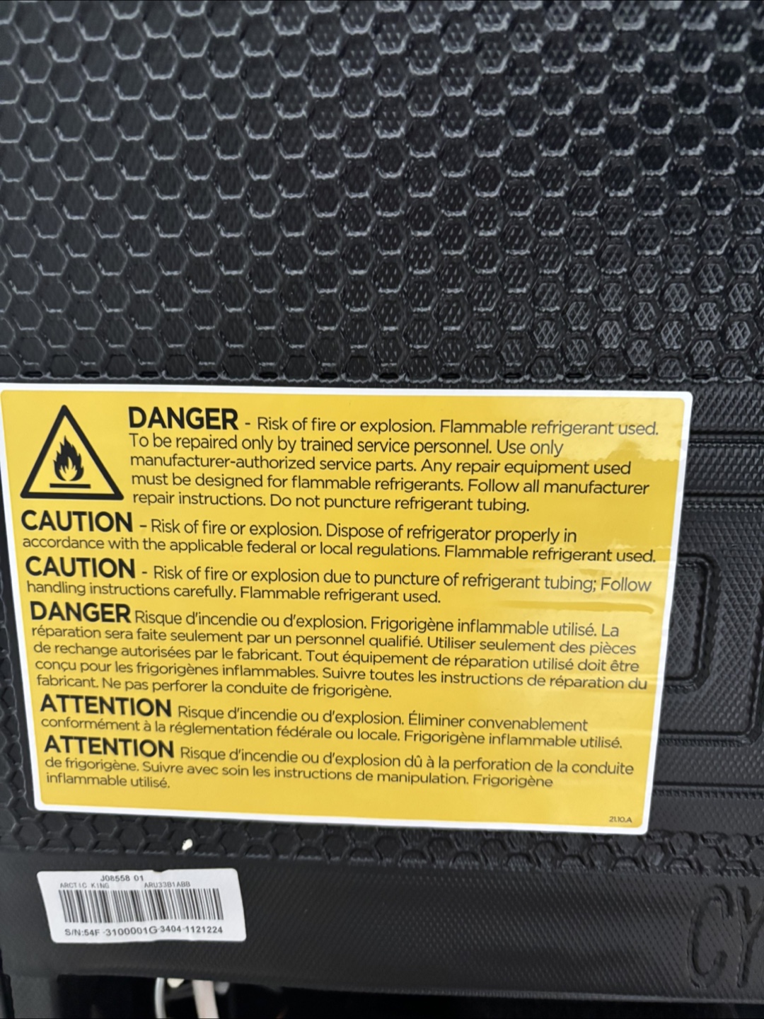 Arctic King Mini Fridge with Freezer - photo 5