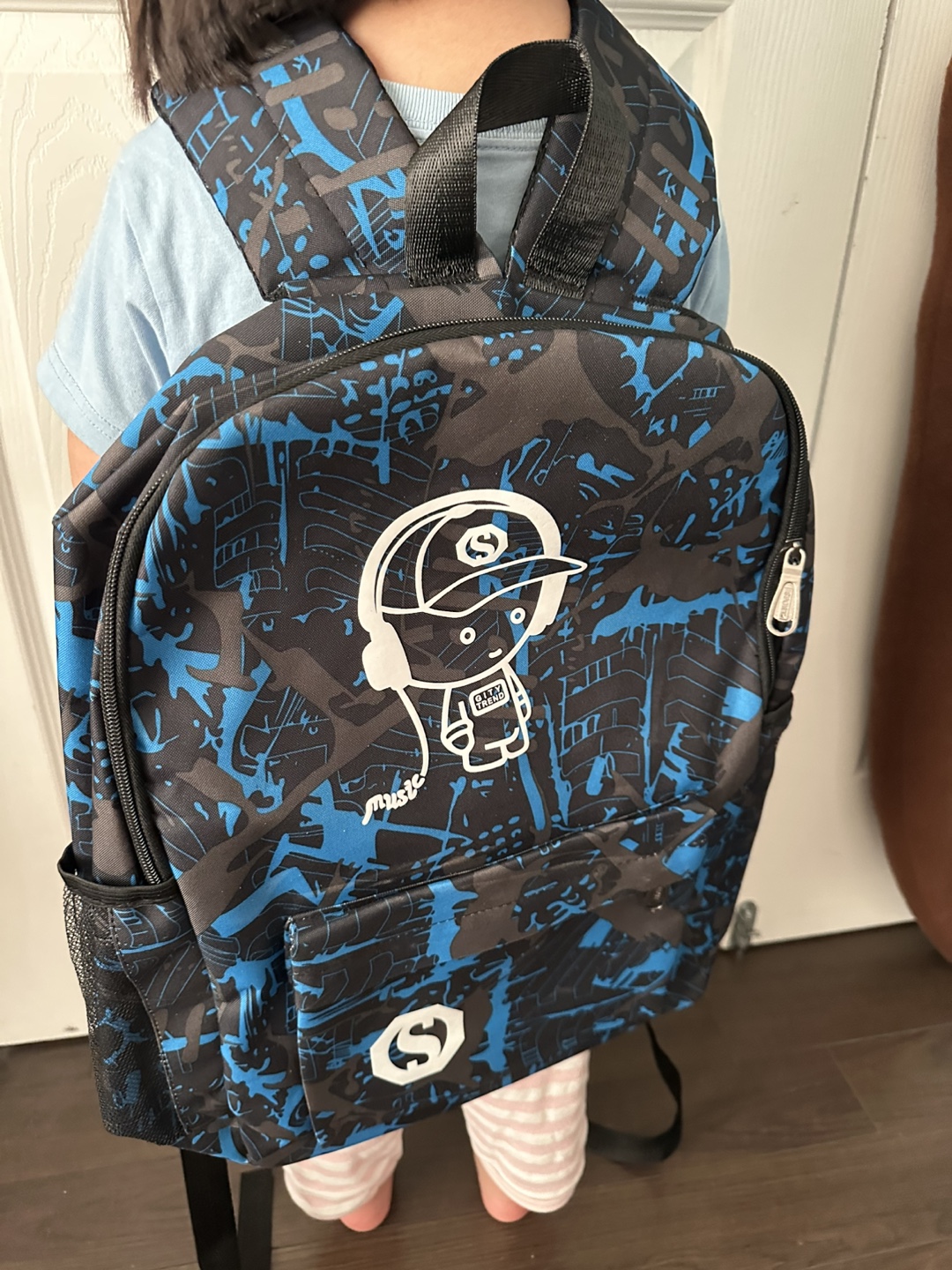 Kids' Backpack and Crossbody Bag Set - Music Theme