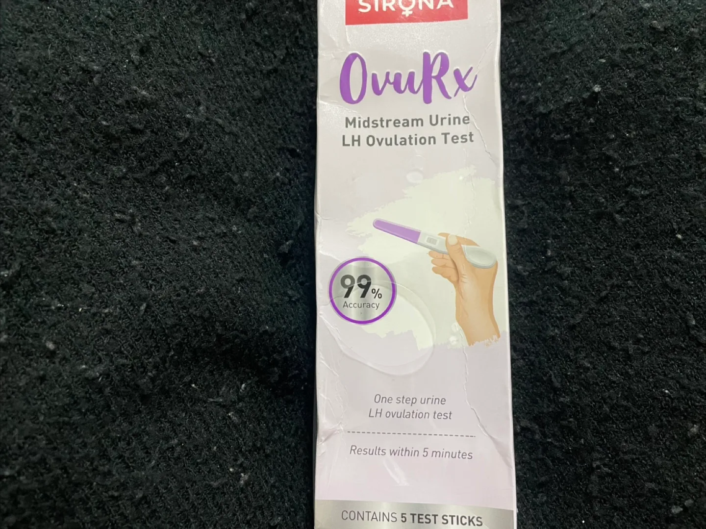 5 tests Sirona OvuRx Midstream Urine LH Ovulation Test