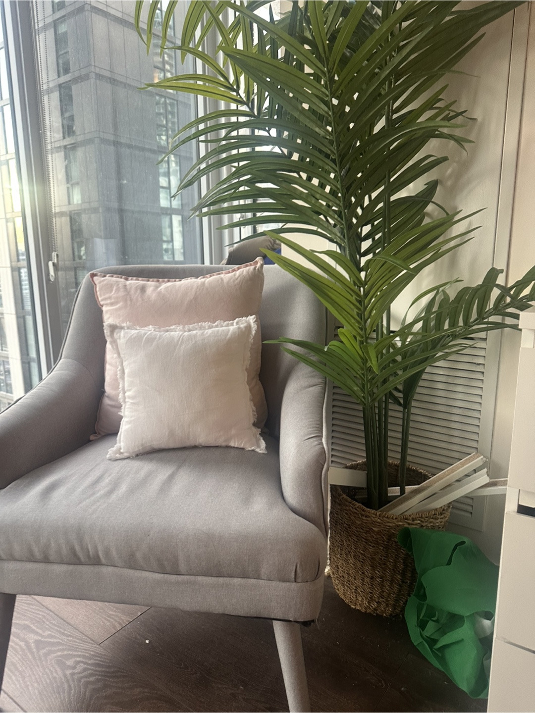 Grey Armchair