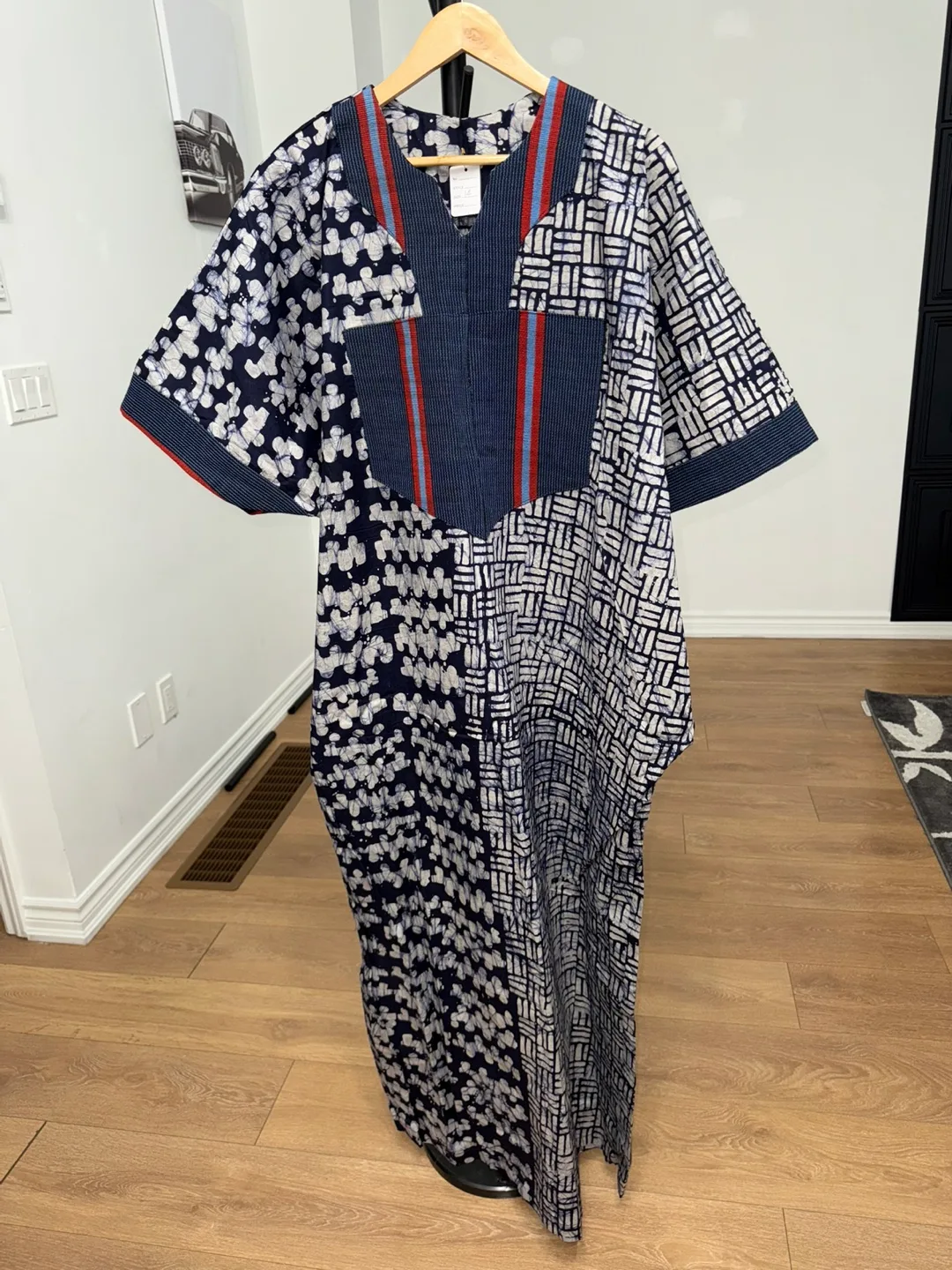Adire Print bubu Dress thumbnail