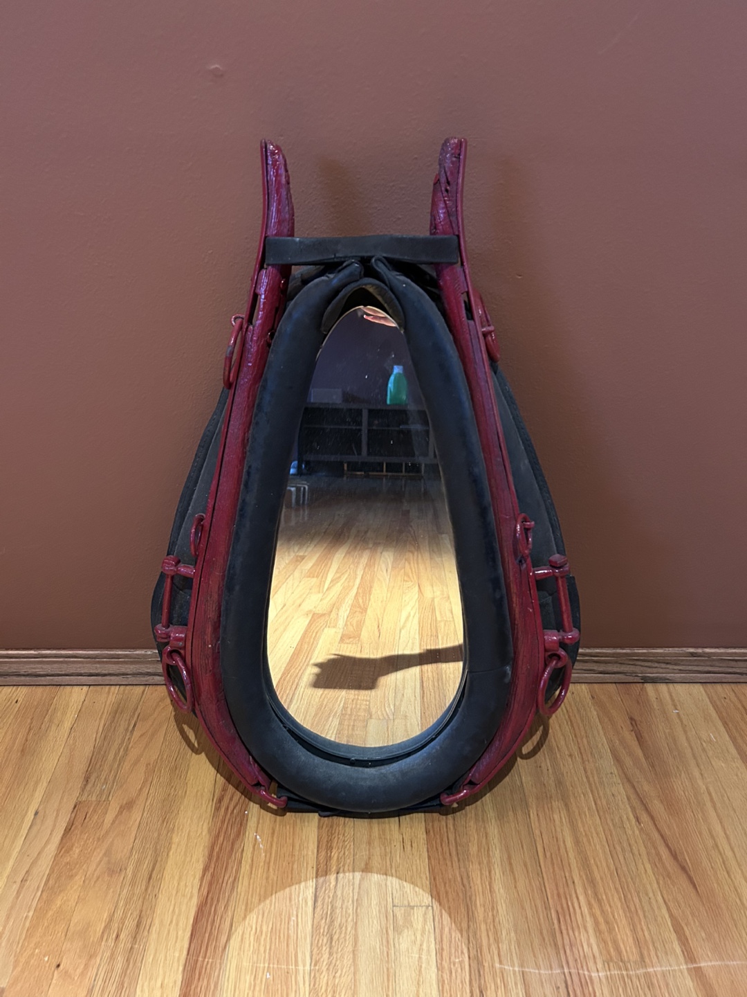 Antique Horse Collar Mirror