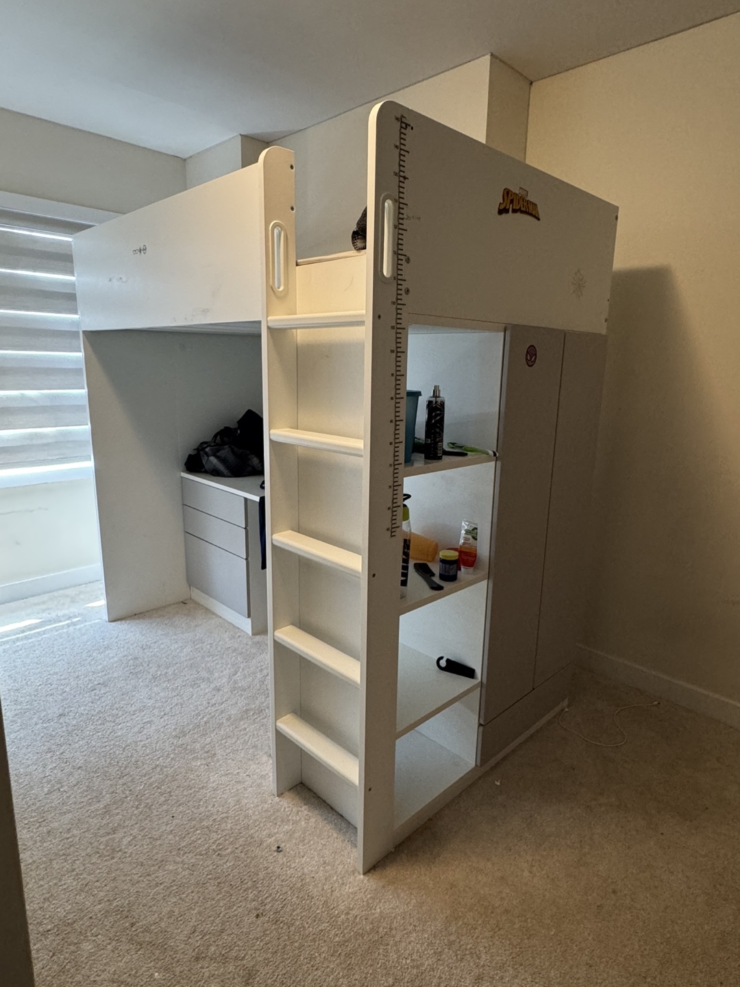 Kids Loft Bed with Desk and Storage (2 available)