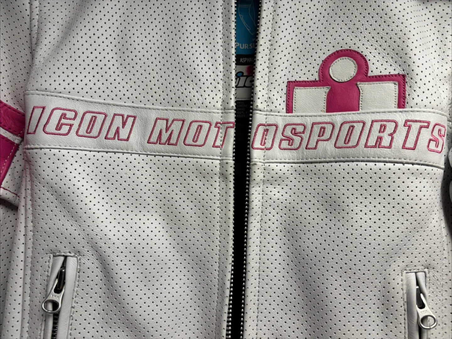 Icon Motorsports Women's Pursuit Leather Jacket - Size XS image indicator(3)