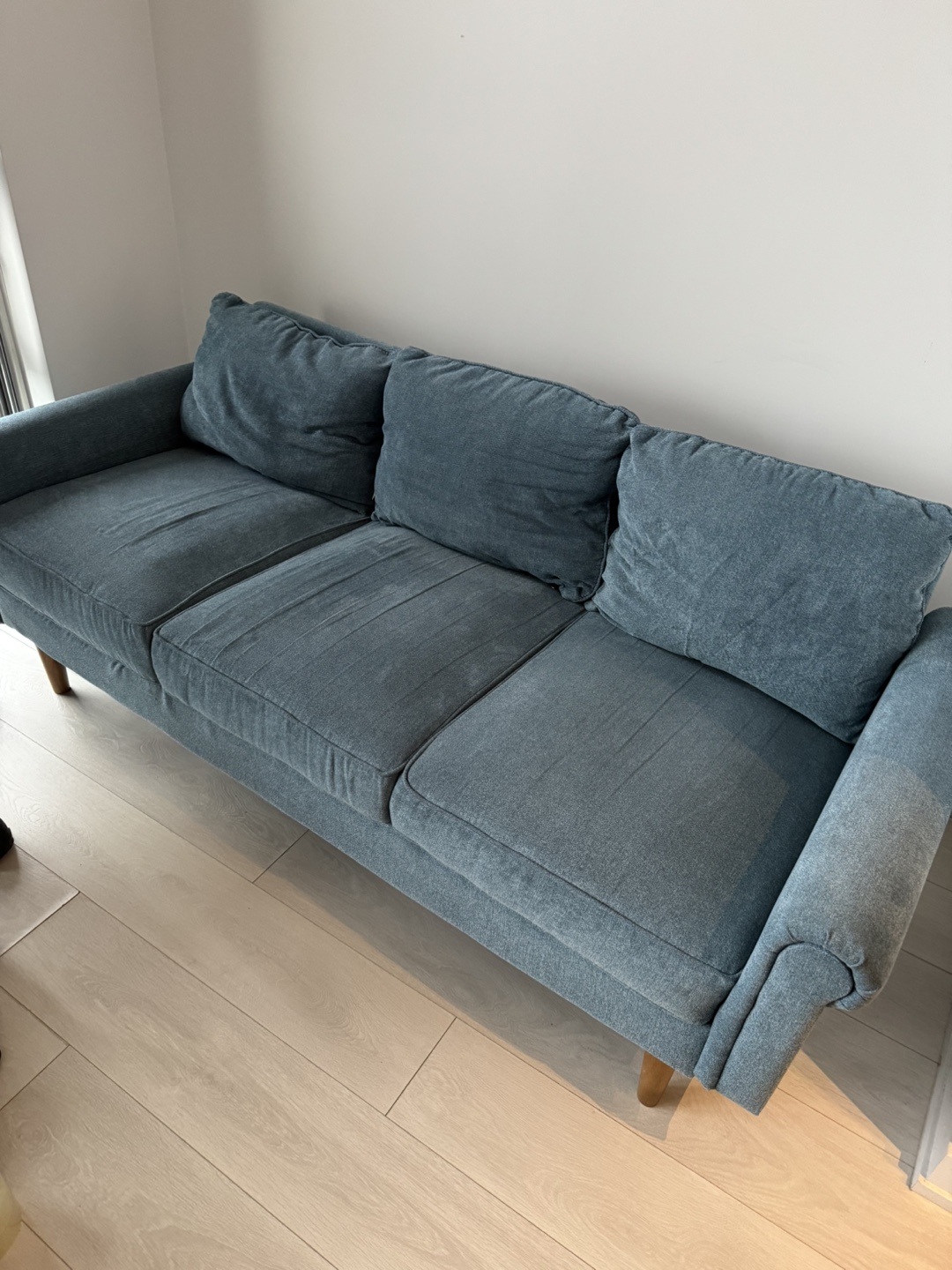 Wayfair Modern Sofa - Light Blue - photo 2