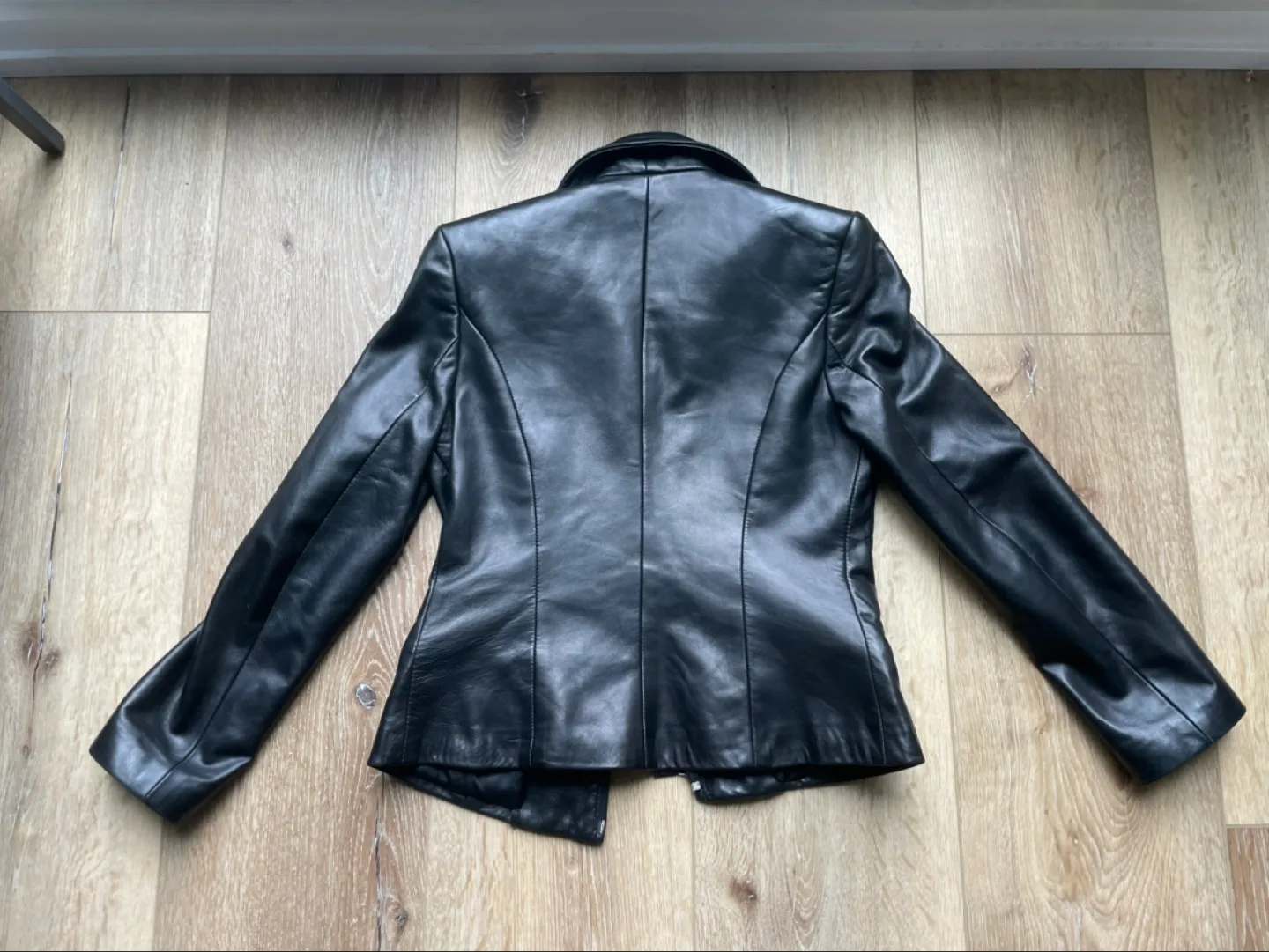 Danier Black Leather Jacket image indicator(6)