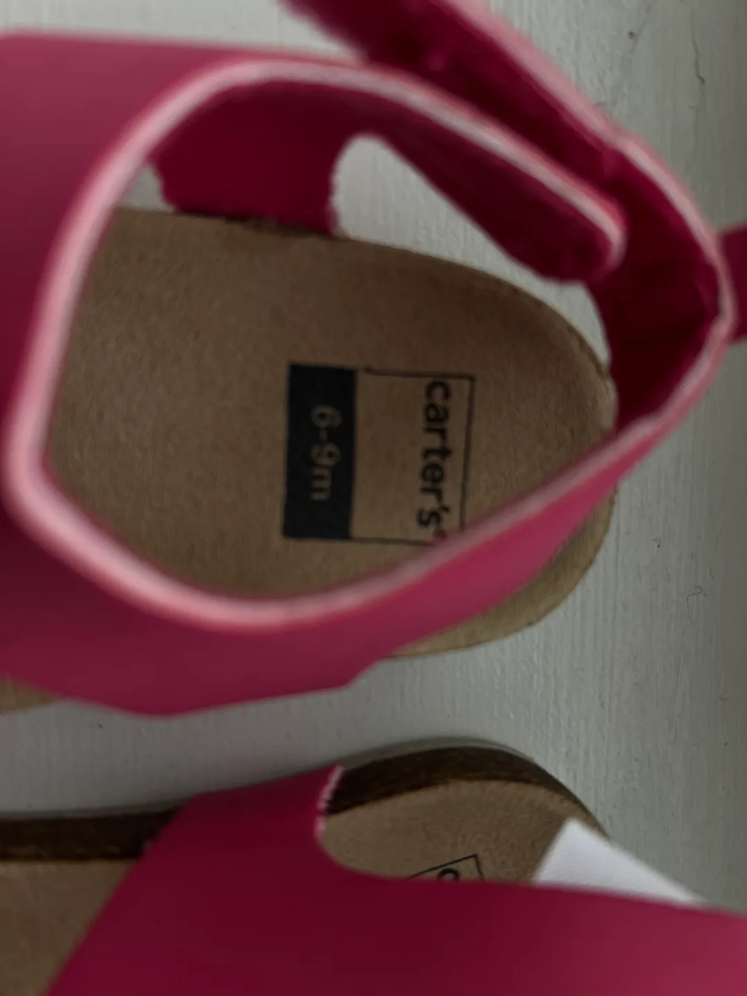 Carter's Pink Baby Sandals - Size 6-9m image indicator(3)