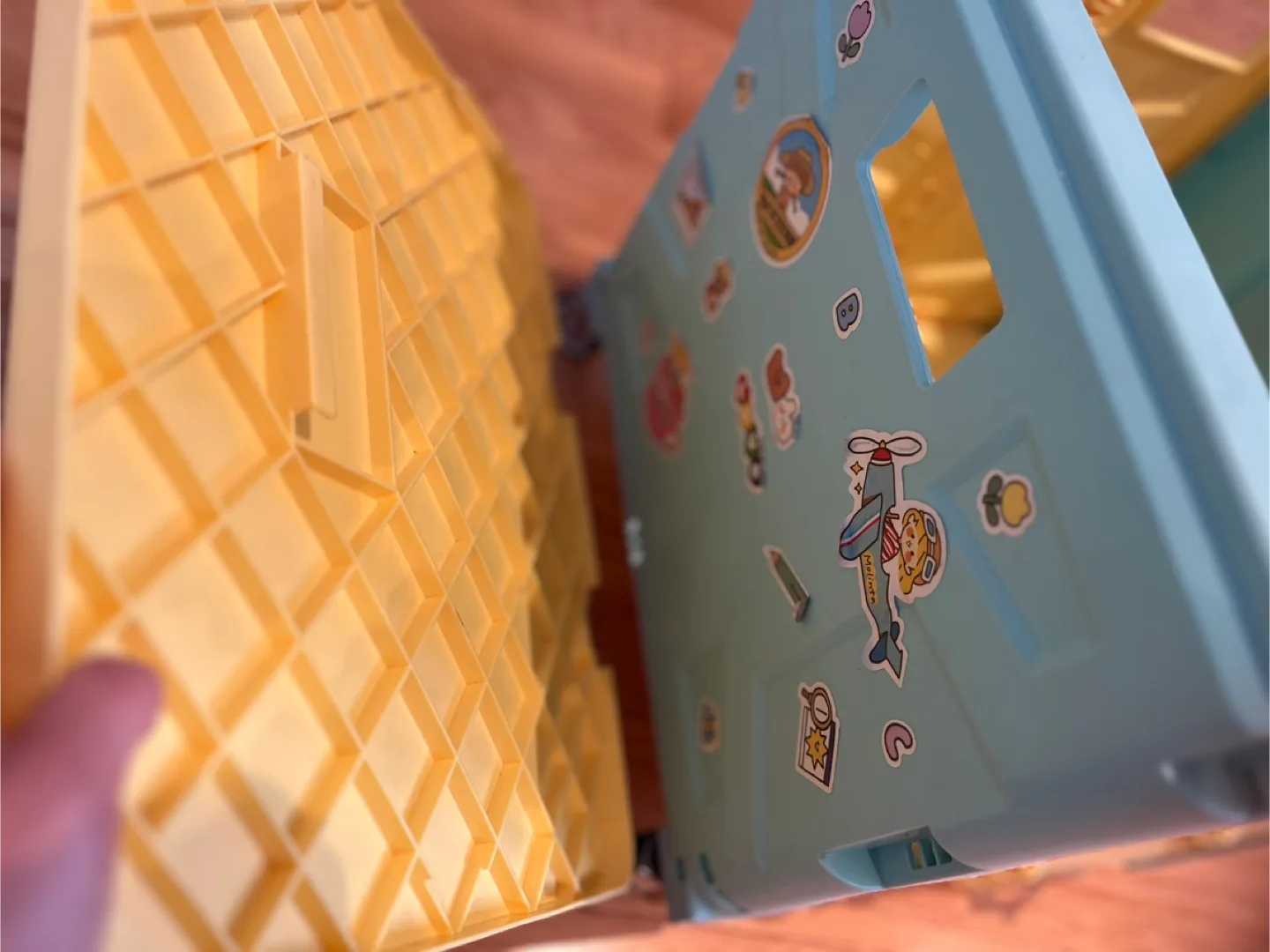 90% new✨🌈Portable Collapsible Shopping Cart with Wheels image indicator(3)