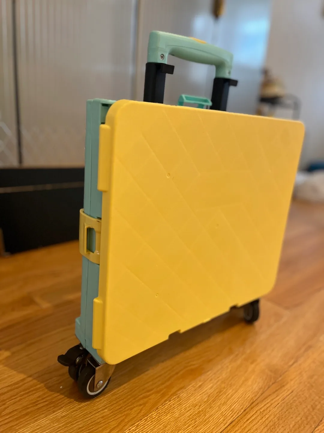 90% new✨🌈Portable Collapsible Shopping Cart with Wheels image indicator(6)