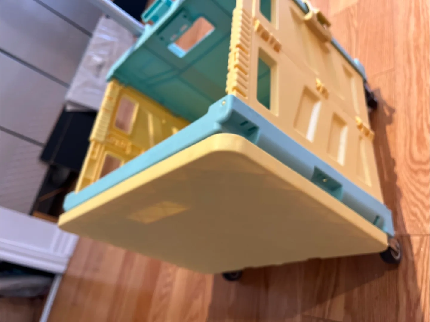 90% new✨🌈Portable Collapsible Shopping Cart with Wheels image indicator(4)