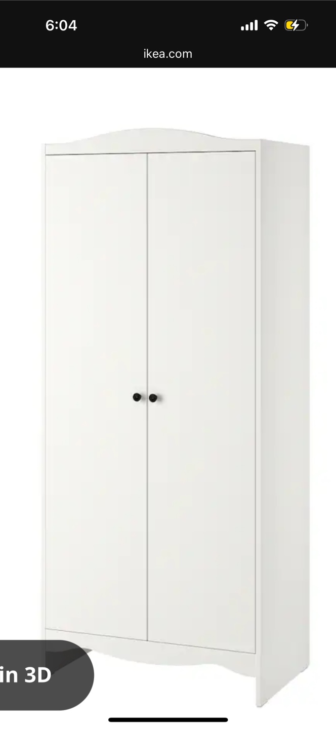 IKEA SMÅGÖRA White Wardrobe - photo 3