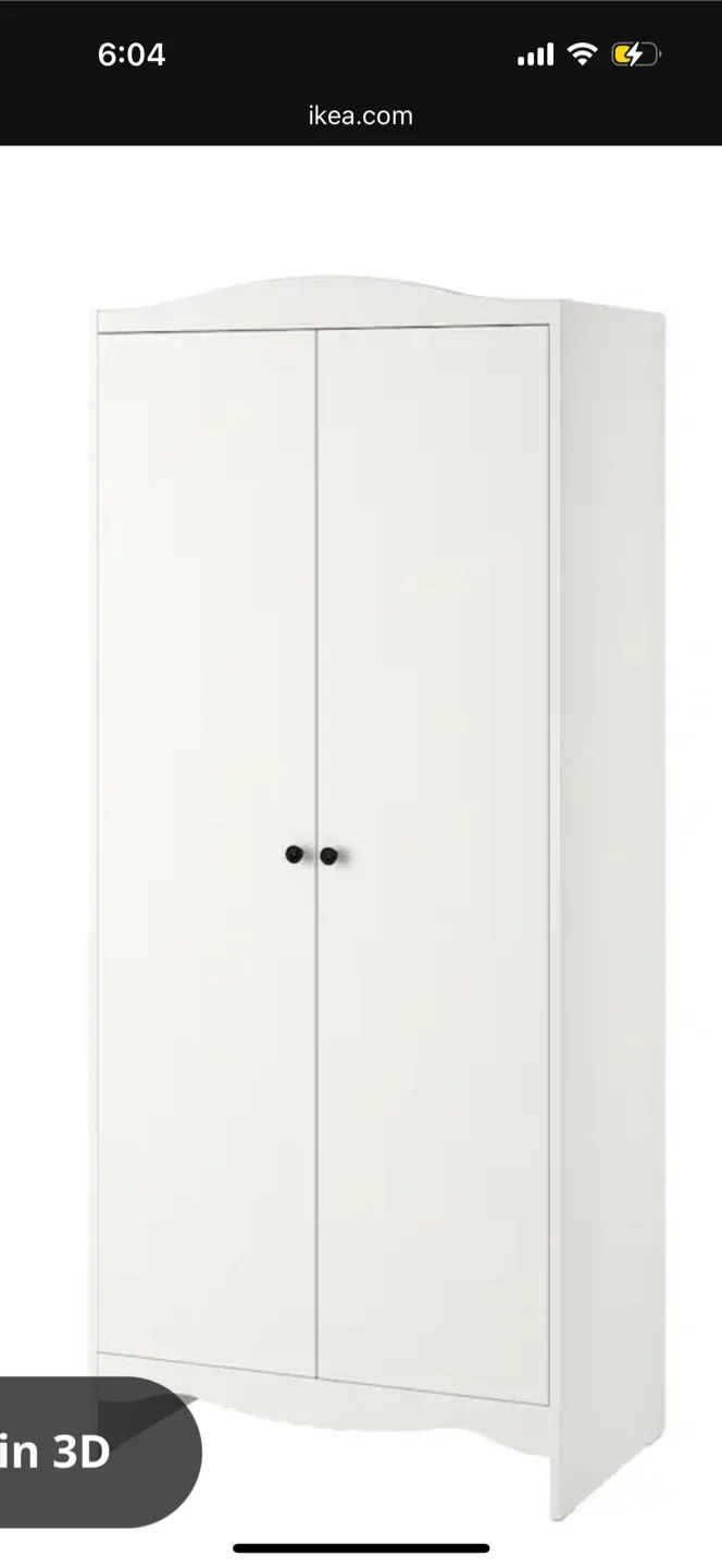 IKEA SMÅGÖRA White Wardrobe image indicator(3)