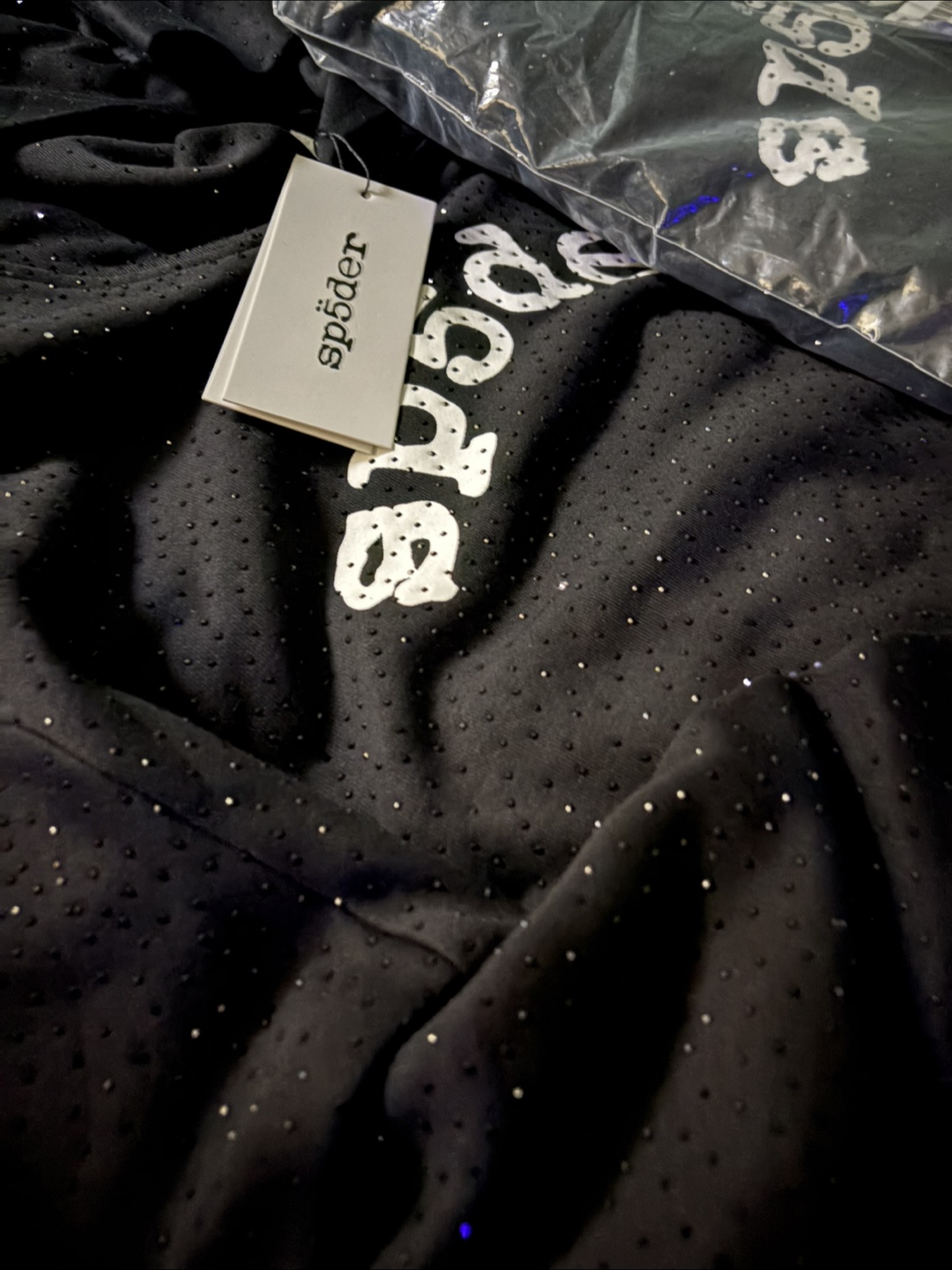 Spöder rhinestone hoodie - photo 2