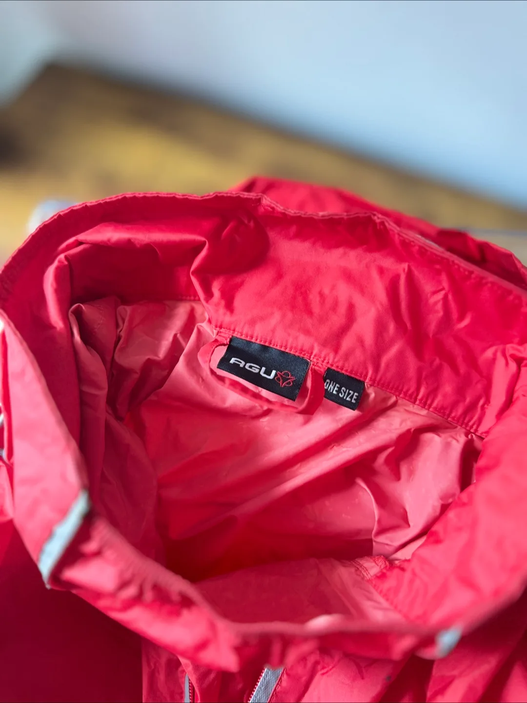 Red RGU One Size Rain Poncho thumbnail