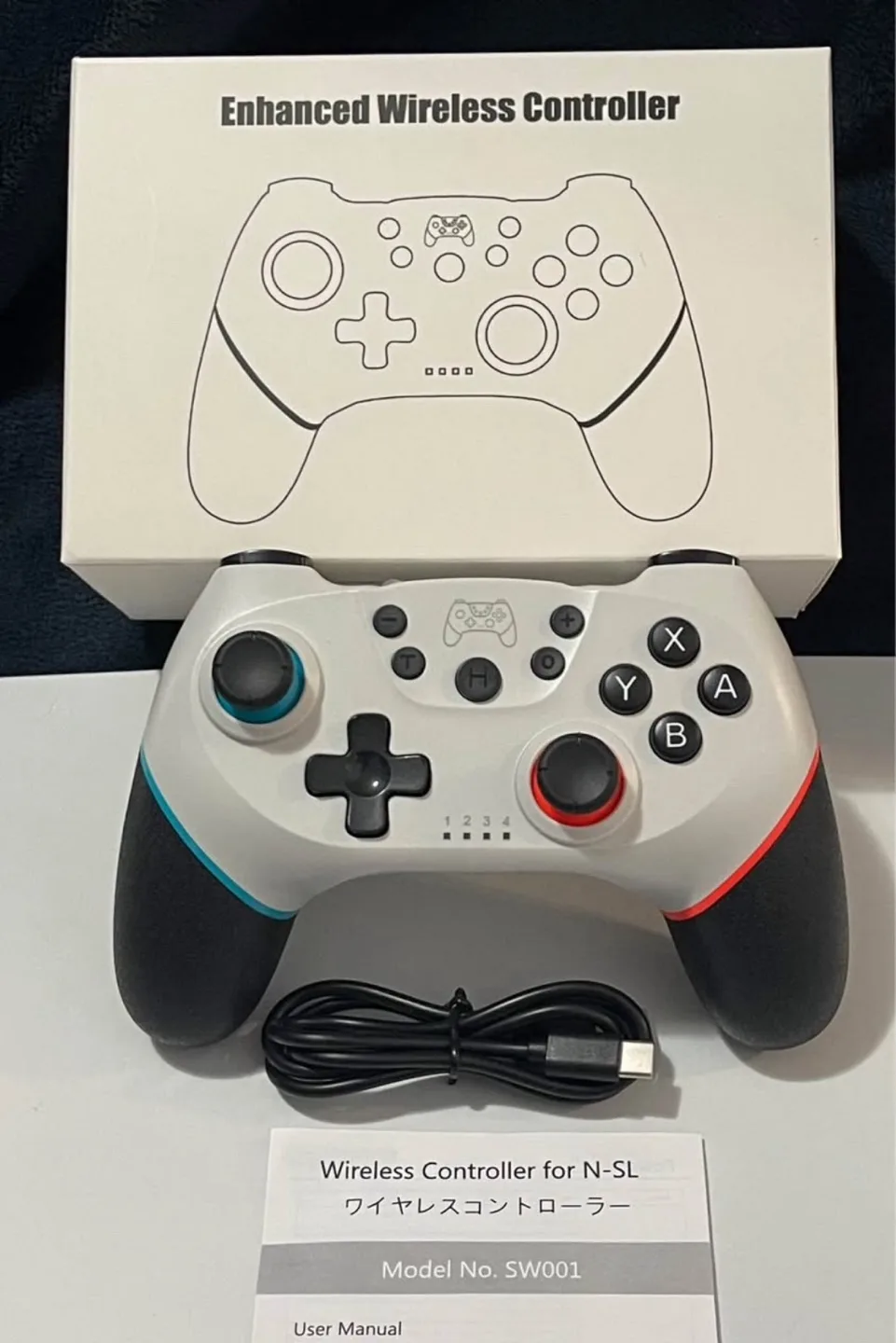 Wireless Controller for Nintendo Switch - White image indicator(5)