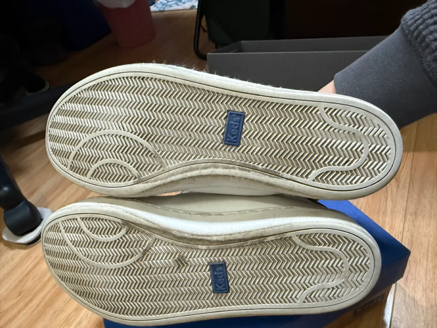 White Leather Keds [Size 7] image indicator(3)