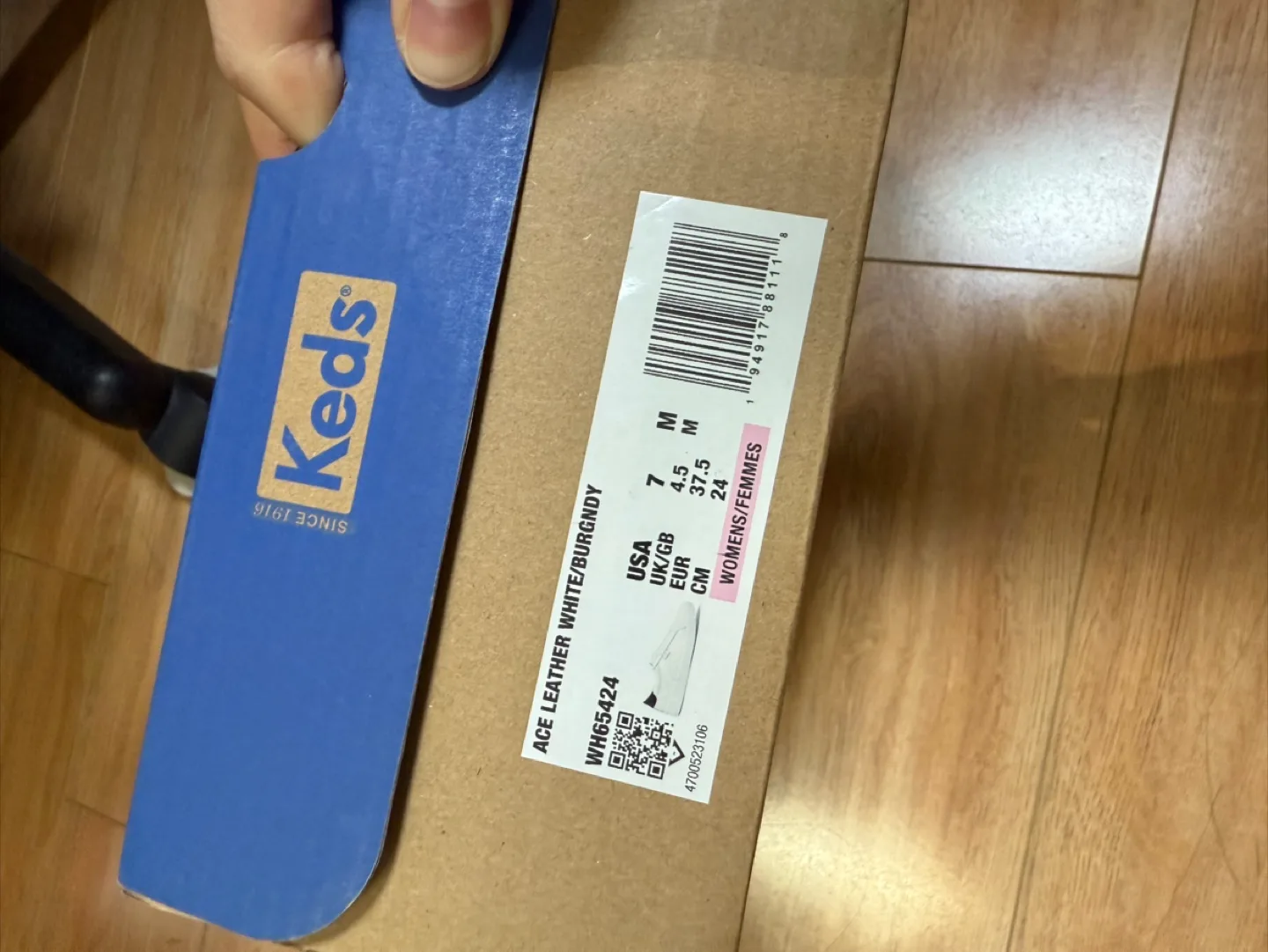 White Leather Keds [Size 7] image indicator(5)