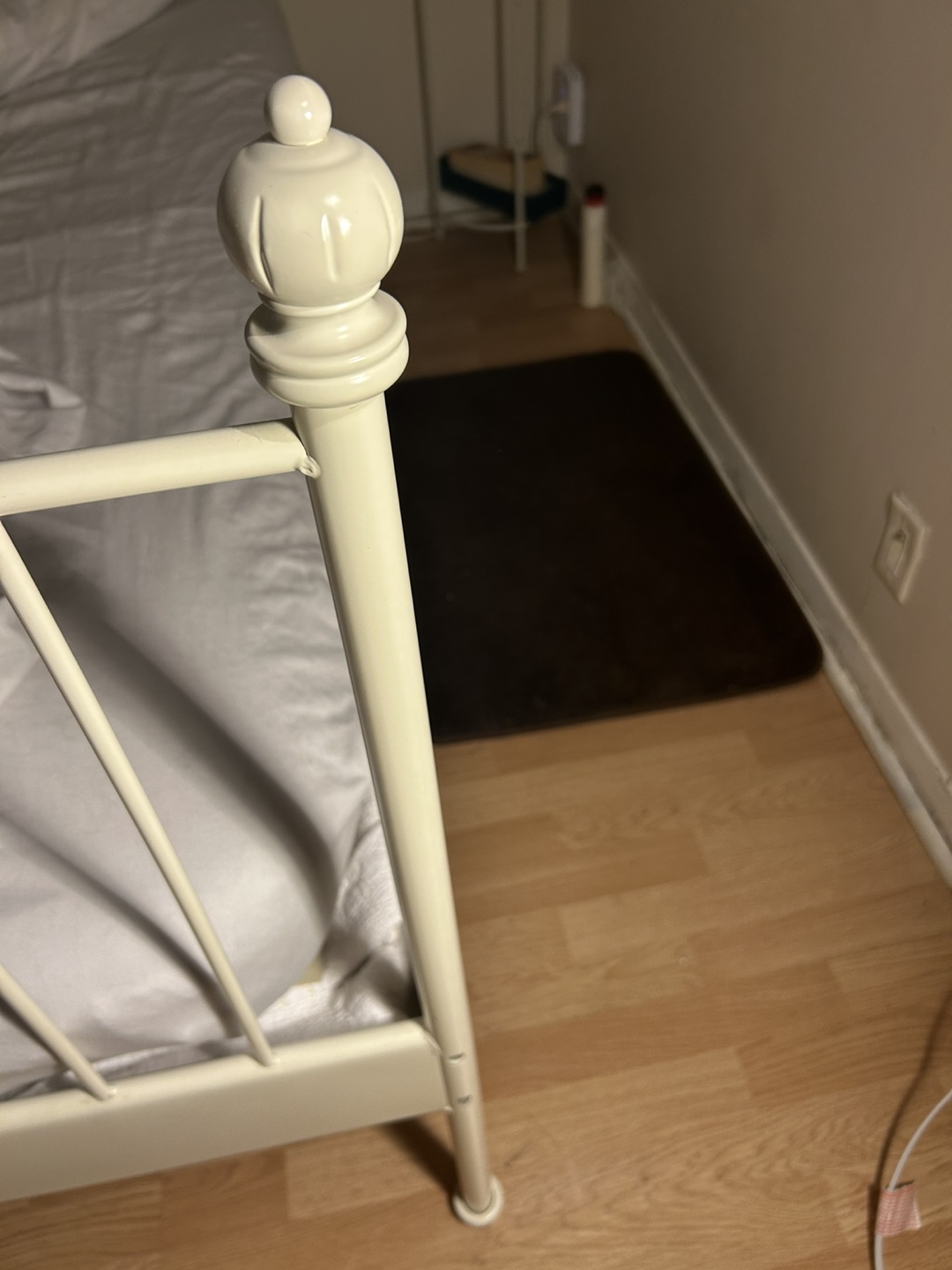 IKEA Metal Bed Frame - White
