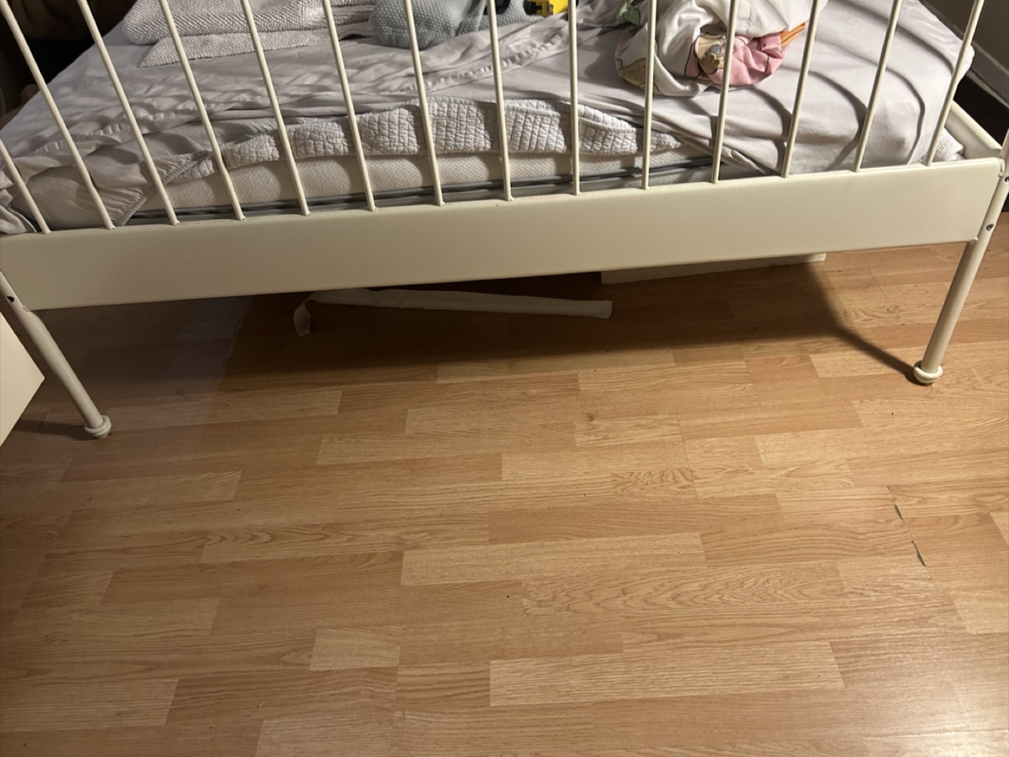 IKEA Metal Bed Frame - White - photo 3