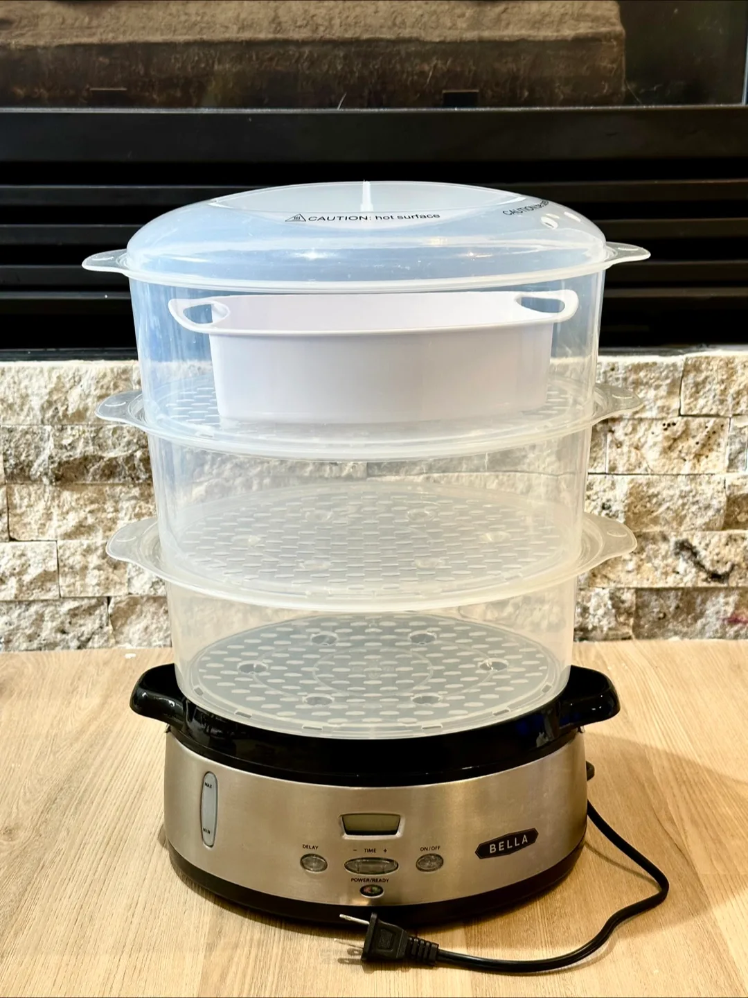 Bella 3-Tier Electric Steamer thumbnail