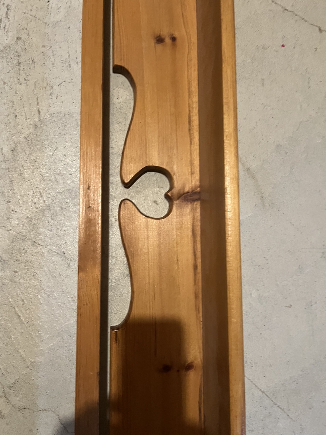 Rustic Pine Wooden Shelf