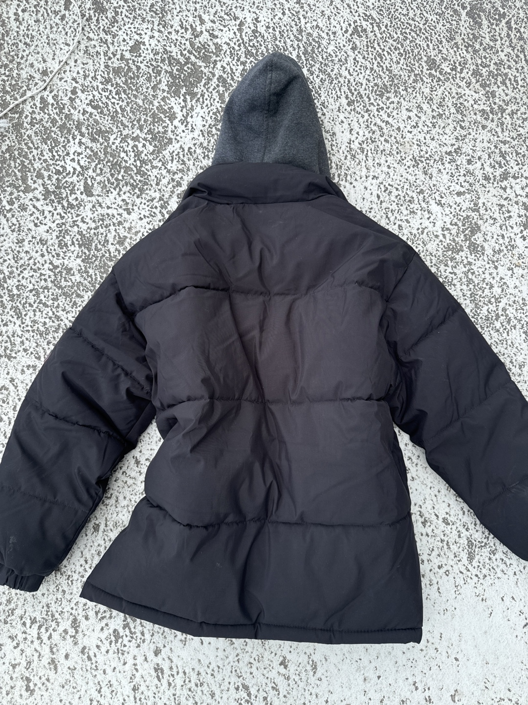 aelfric eden Black Puffer Jacket with hoodie detail - photo 5