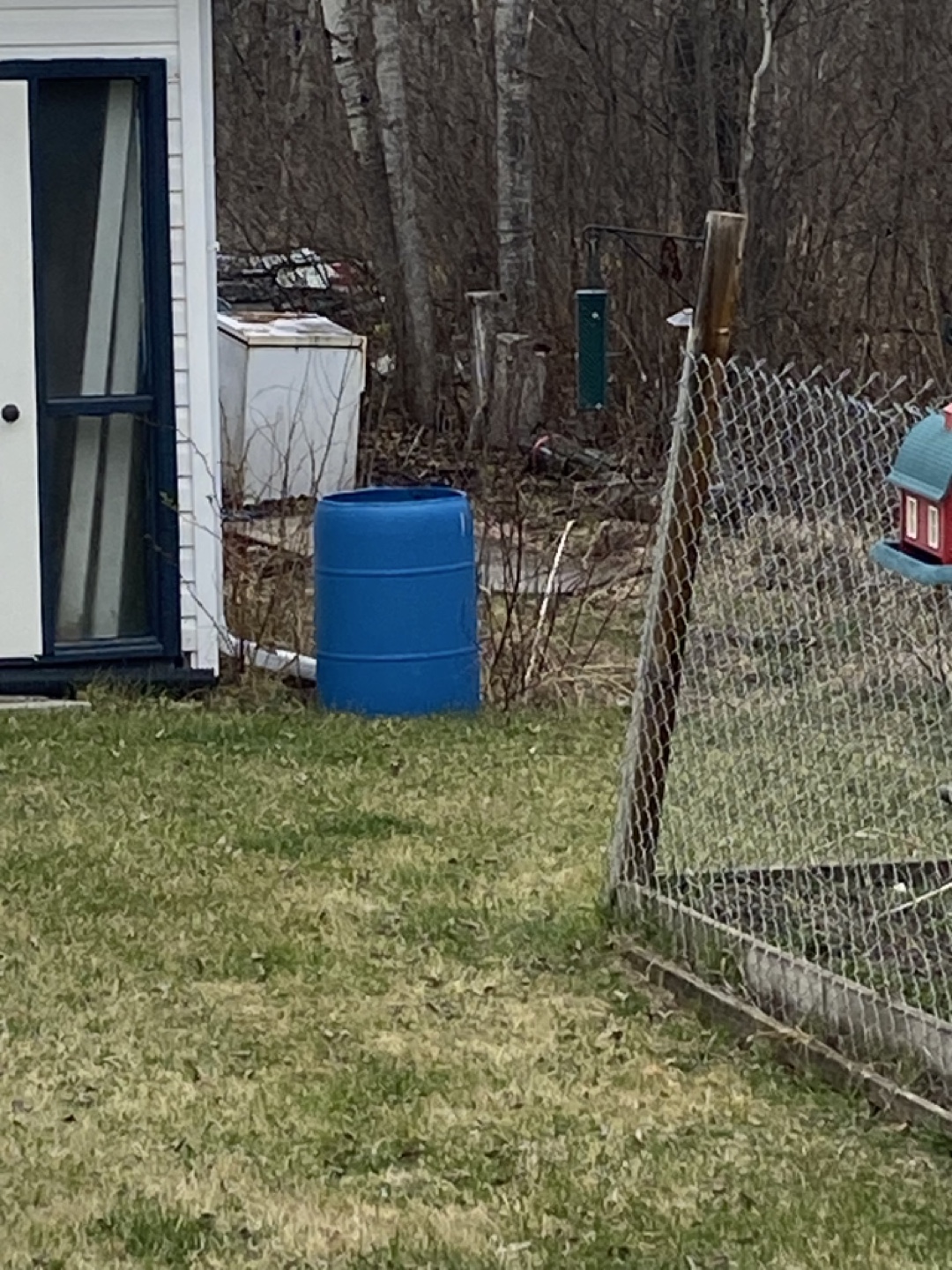 Blue Plastic Rain Barrel - photo 2
