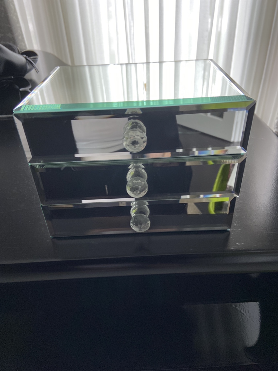 Mirrored Jewellery Box with Three Drawers