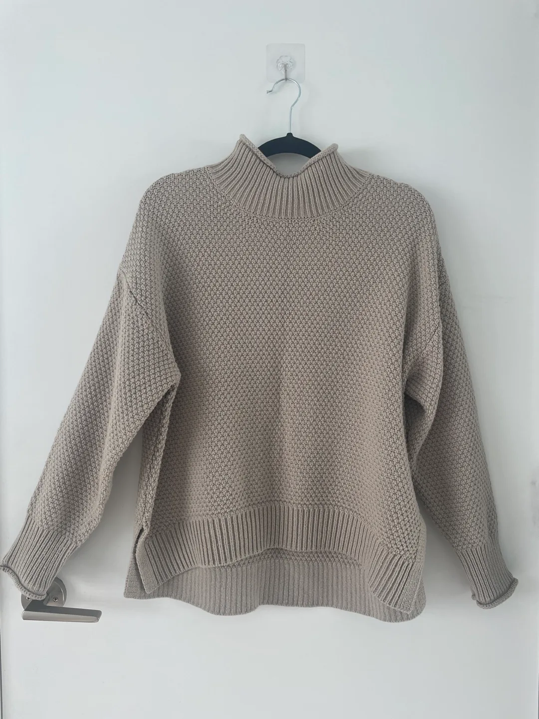 Global Work Mock Neck Knit Sweater thumbnail
