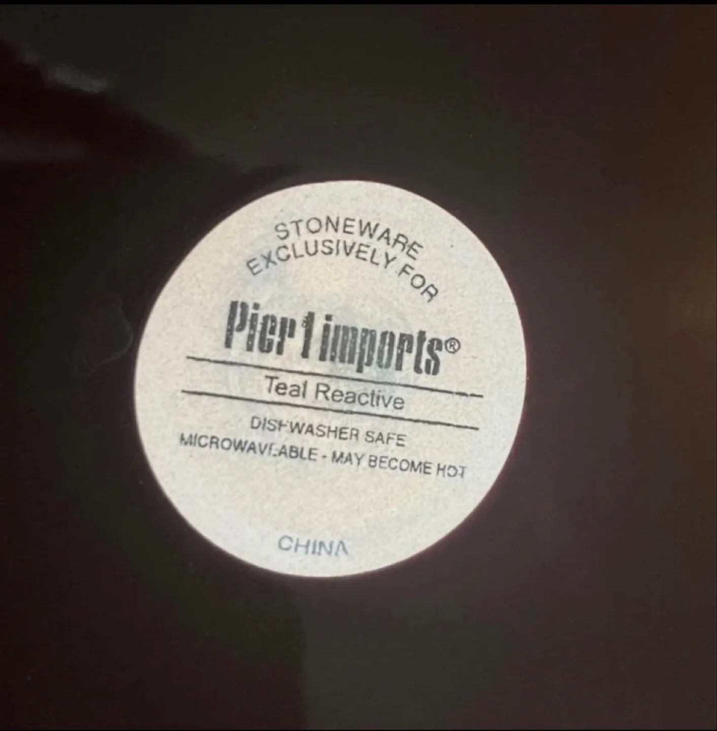 Pier 1 Imports Teal Dinner Plates Set image indicator(3)