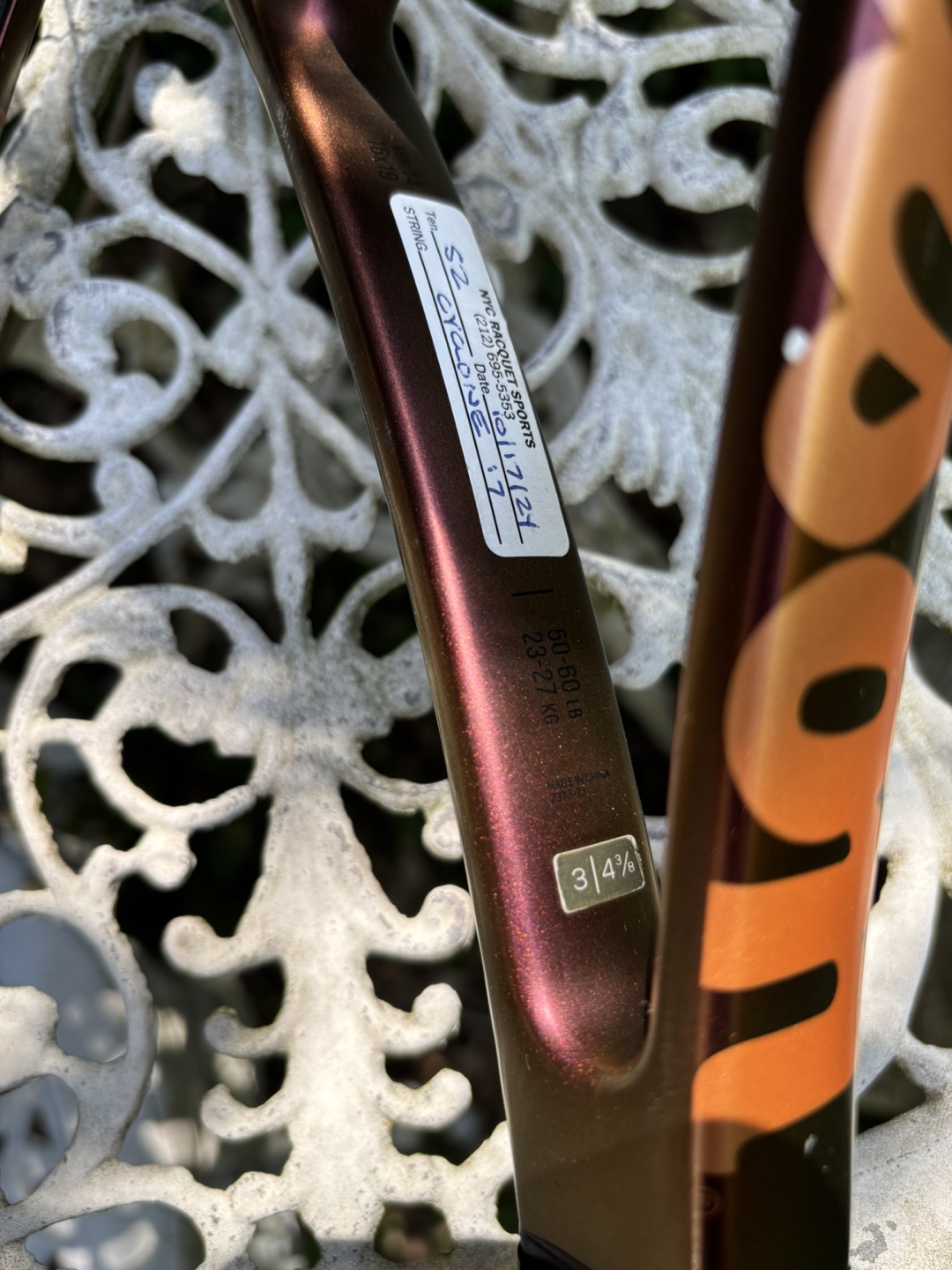 Used Wilson Pro-Staff 97 V14 4 3/8 Tennis Racquets (2) - photo 5