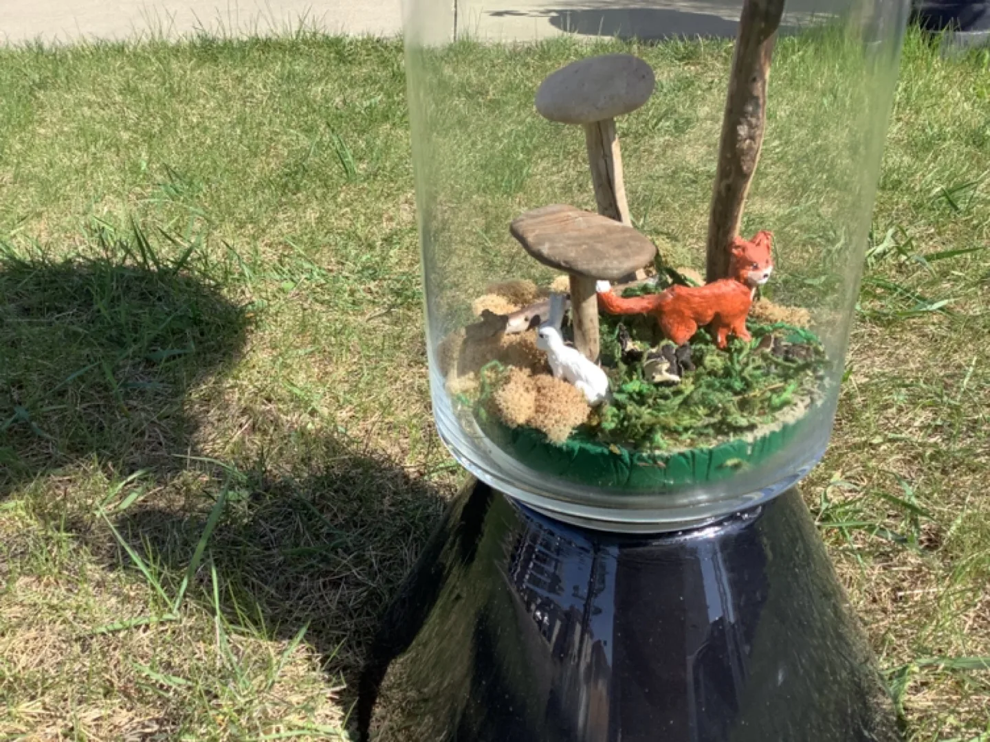 Enchanting Woodland Fairy Garden Birdbath thumbnail
