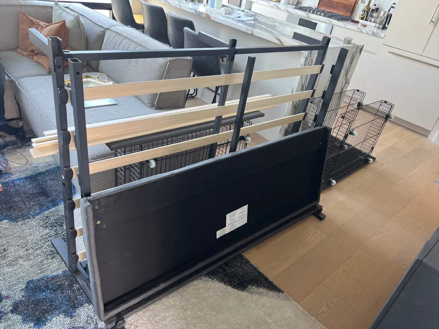 Wayfair upholstered storage bed frame - Queen - FREE thumbnail