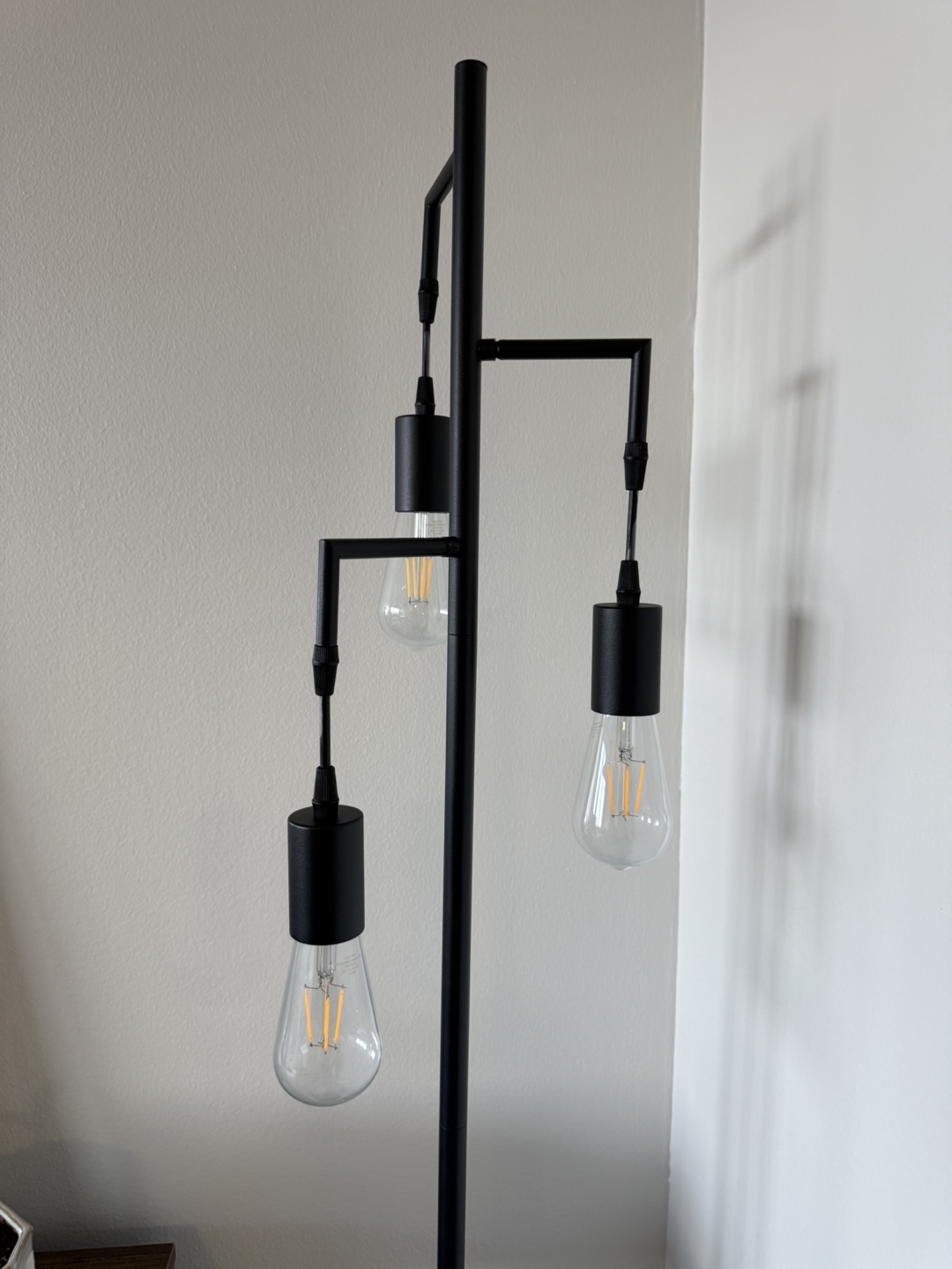 Modern 3-Light Black Floor Lamp - photo 2