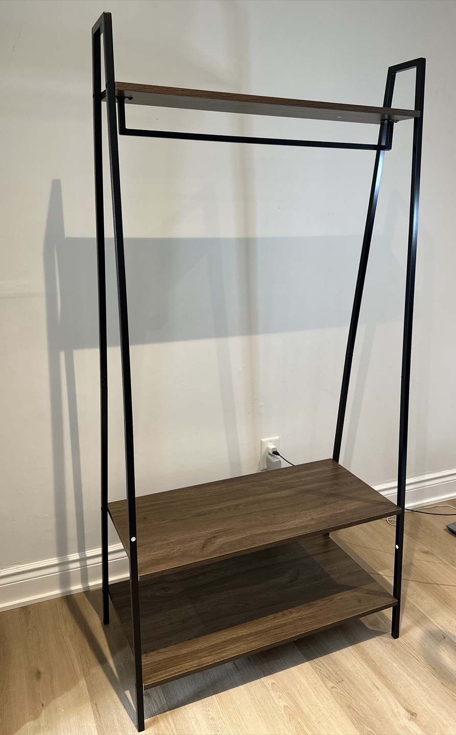 Modern Clothing Rack with Shelves - photo 3