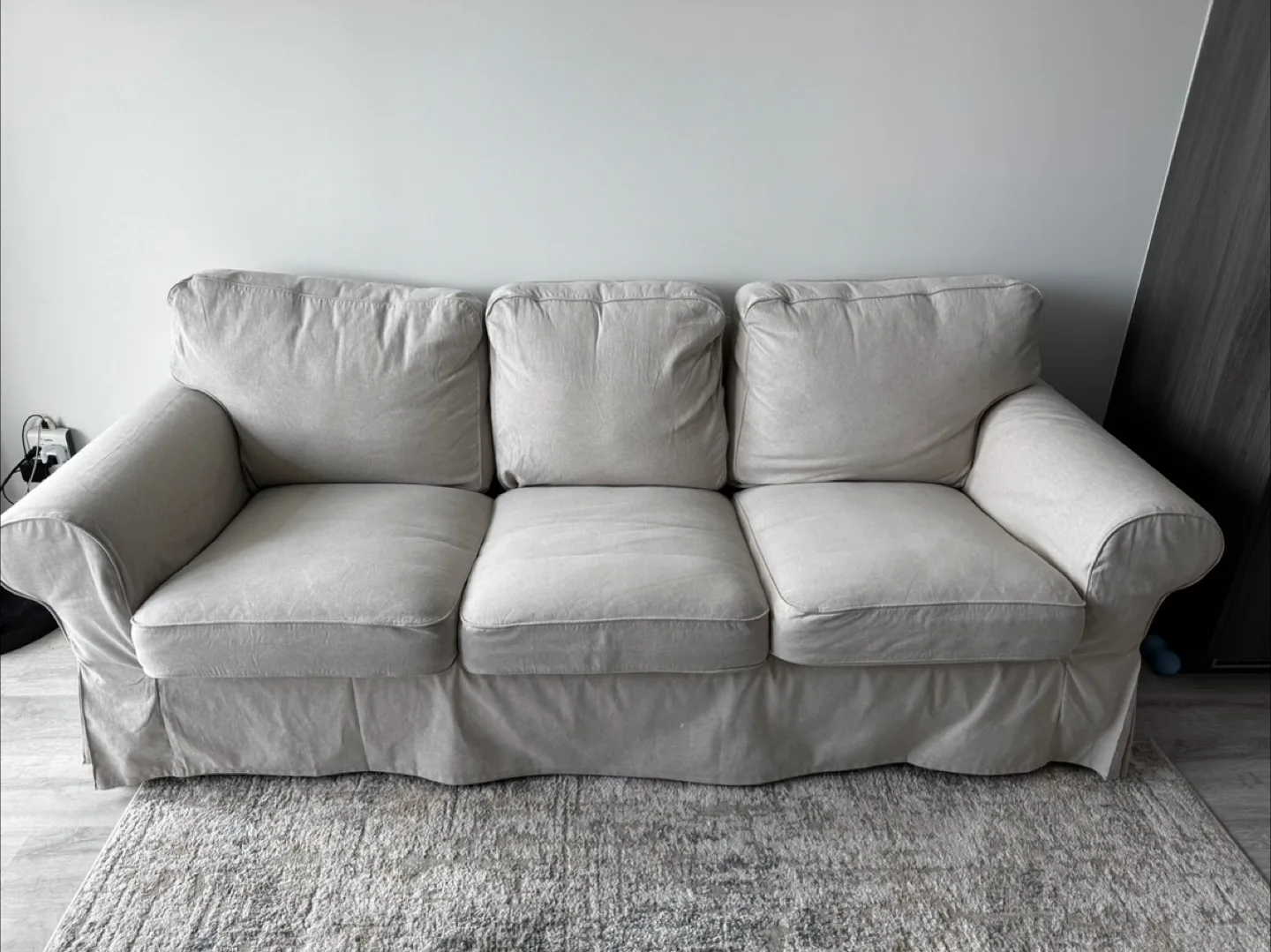 IKEA Ektorp 3-seat Sofa couch - Beige 🧡 thumbnail