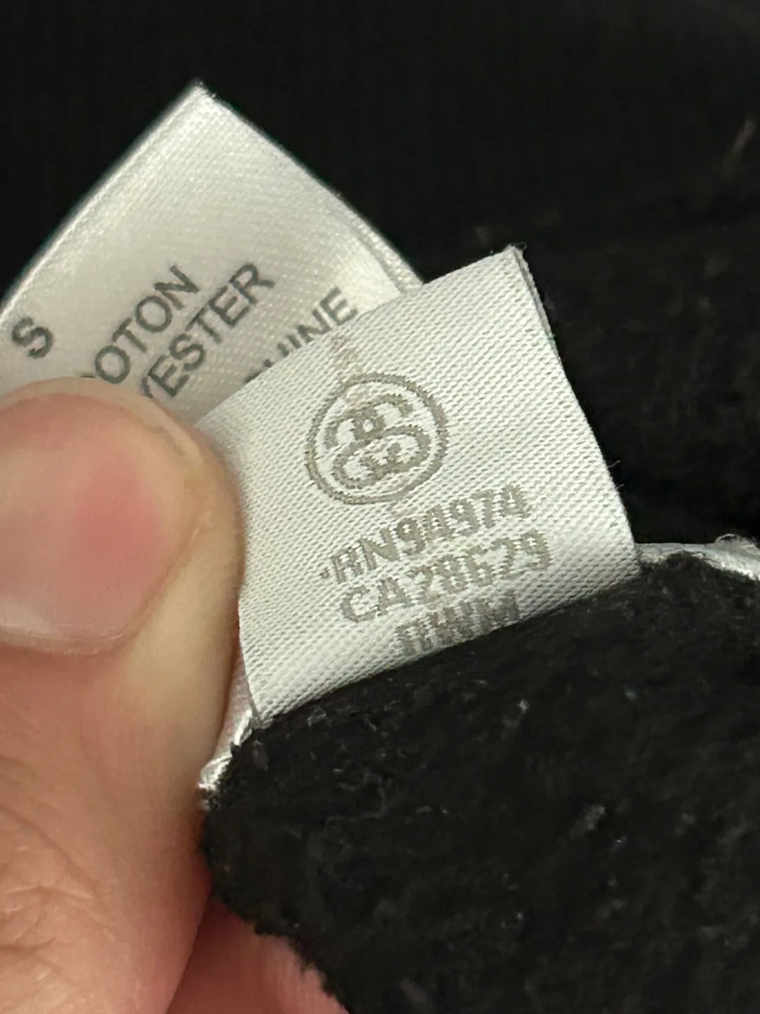 Stüssy Black Crewneck Sweatshirt Size Small image indicator(10)