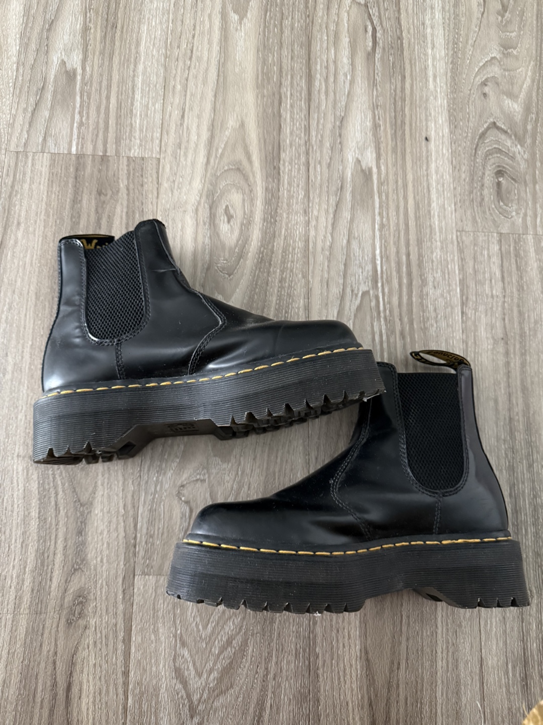 Dr. Martens Black Platform Chelsea Boots