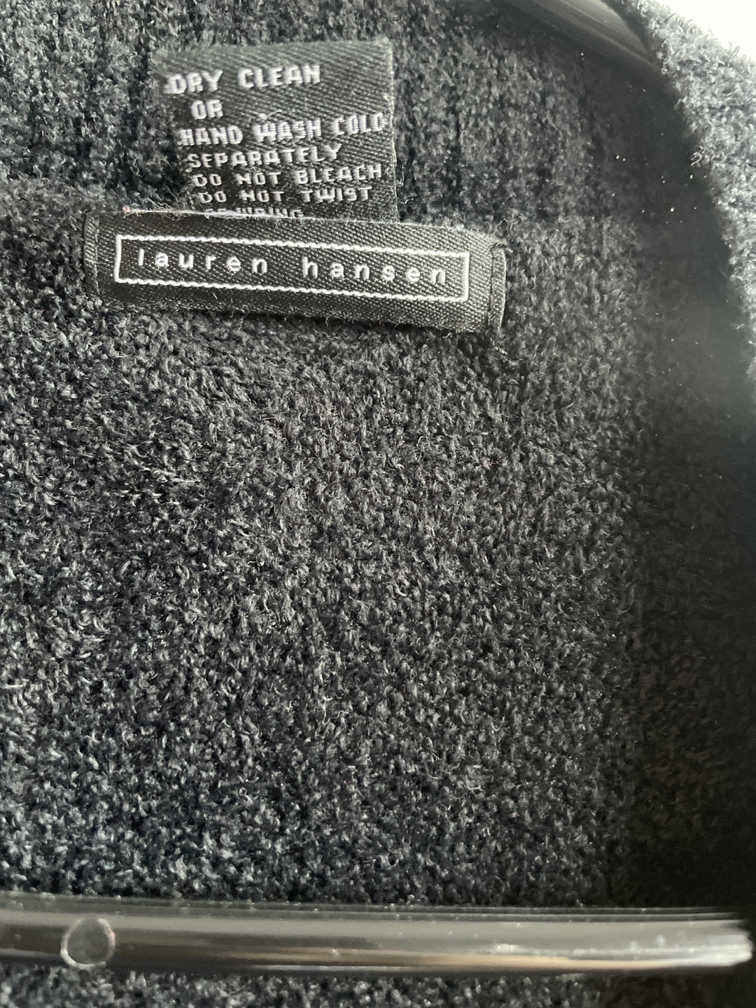 Lauren Hansen Black Cardigan Sweater - photo 3