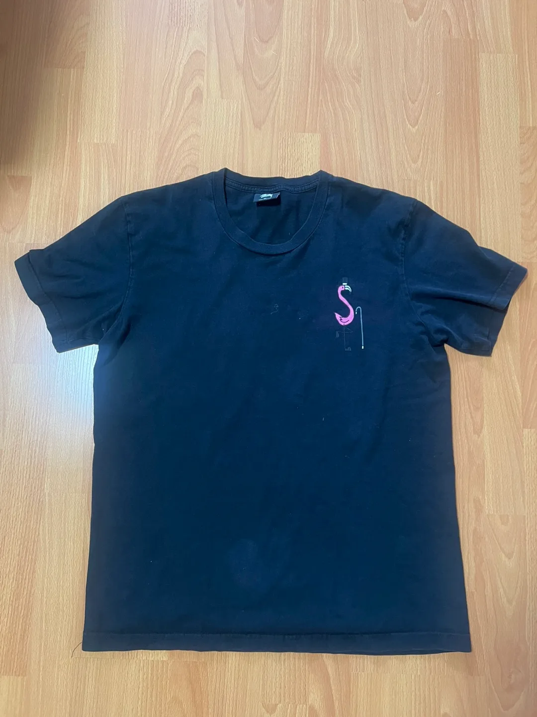 Stüssy Black Flamingo T-Shirt thumbnail