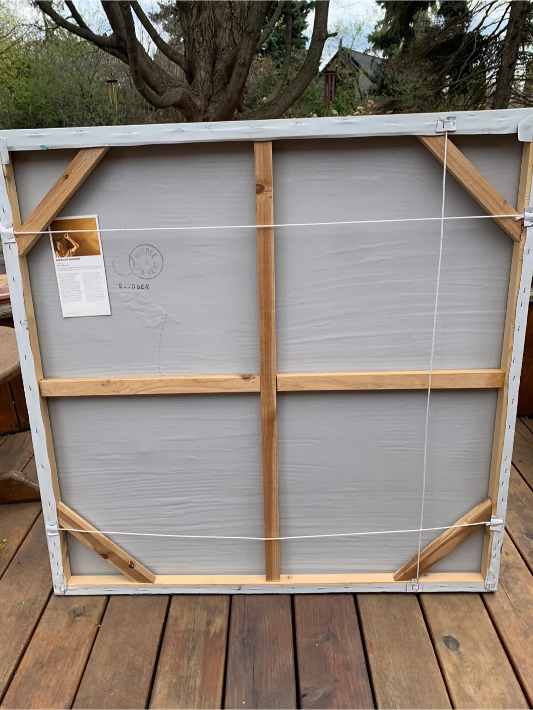 Original Hand-Painted Reproduction Abstract image indicator(2)