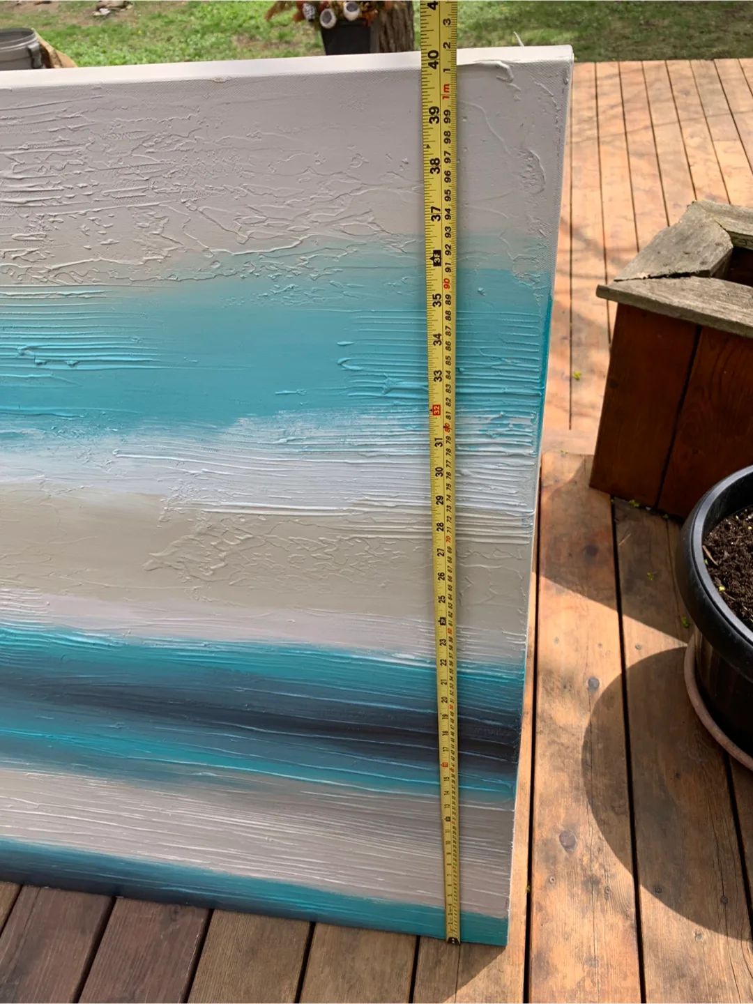 Original Hand-Painted Reproduction Abstract image indicator(9)