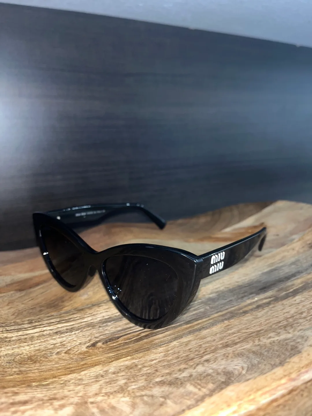 Miu Miu Black Cat Eye Sunglasses