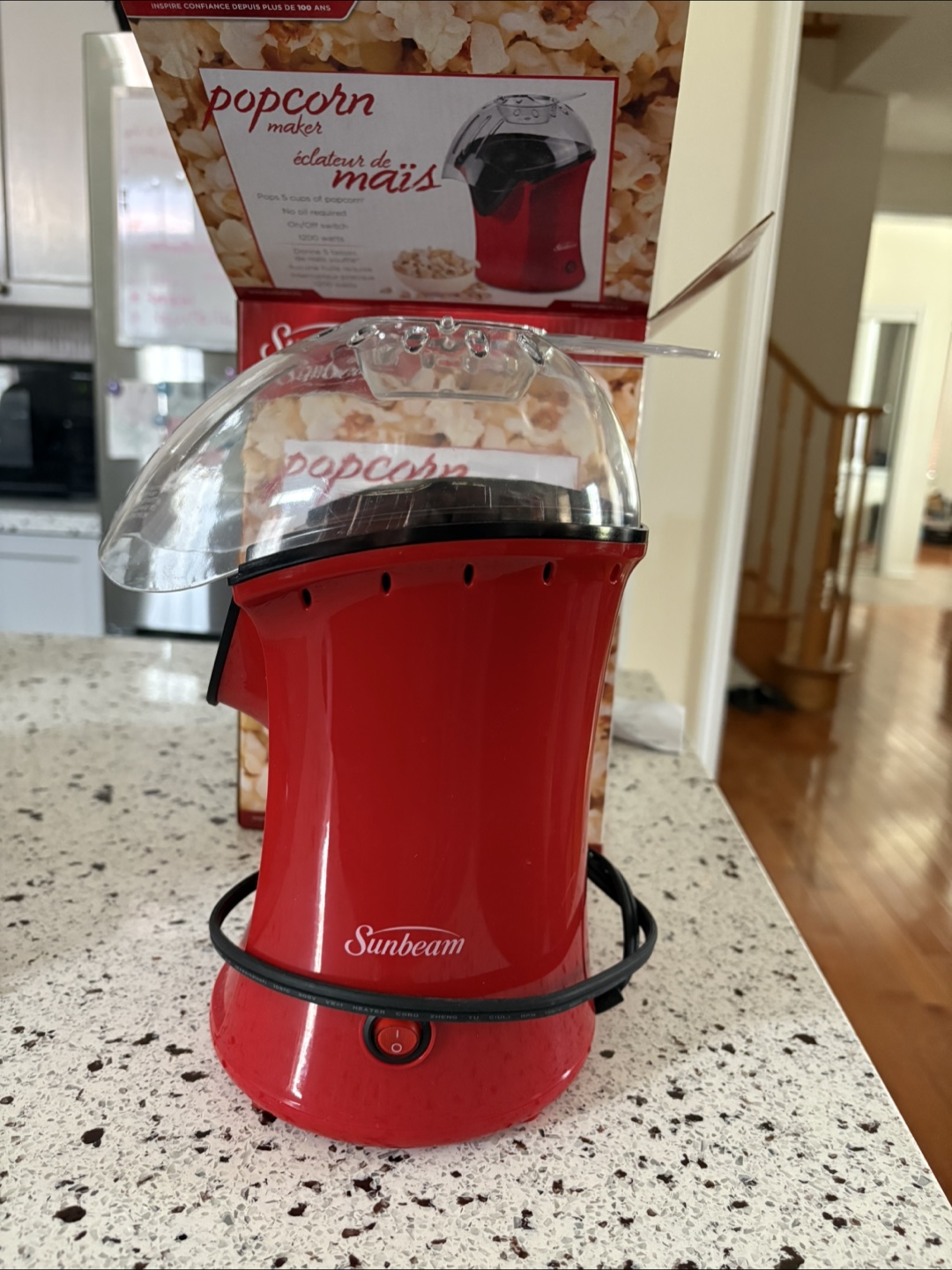 Popcorn Maker - Red - Like New in Box - photo 2