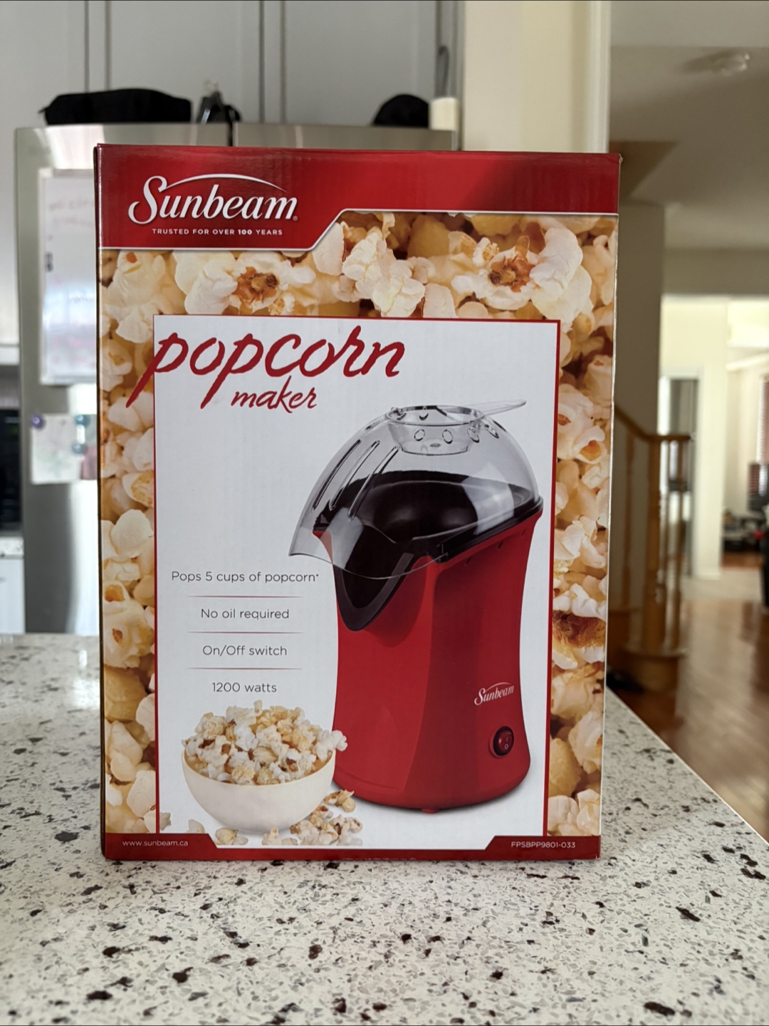 Popcorn Maker - Red - Like New in Box