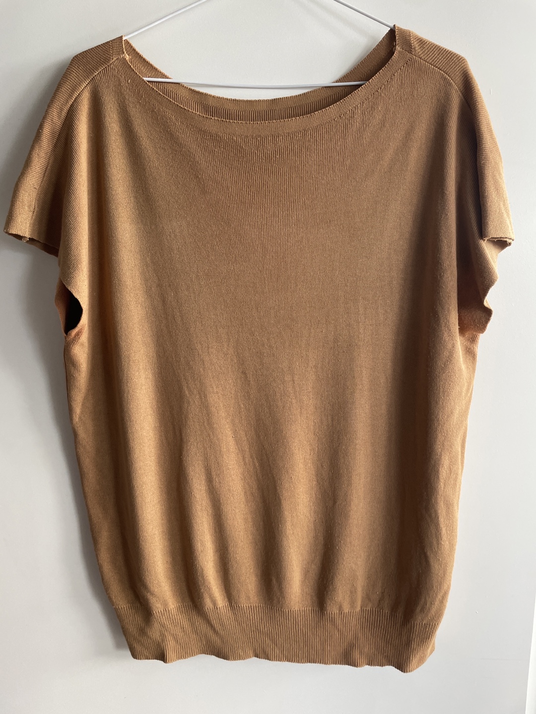 Women's Brown Knit Top