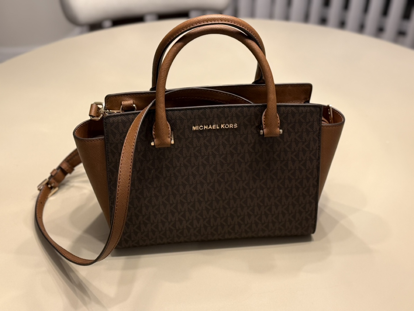 Michael Kors Brown satchel handbag