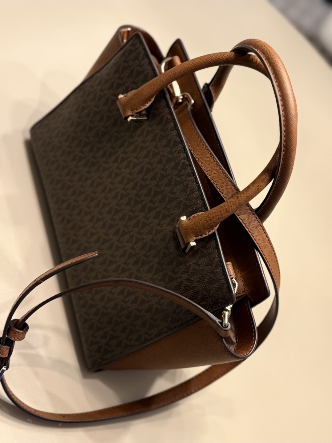 Michael Kors Brown satchel handbag - photo 3