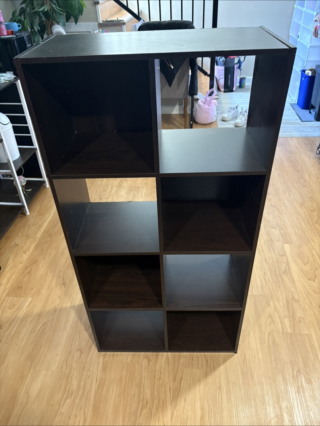 Dark Brown 8 Cube Organizer